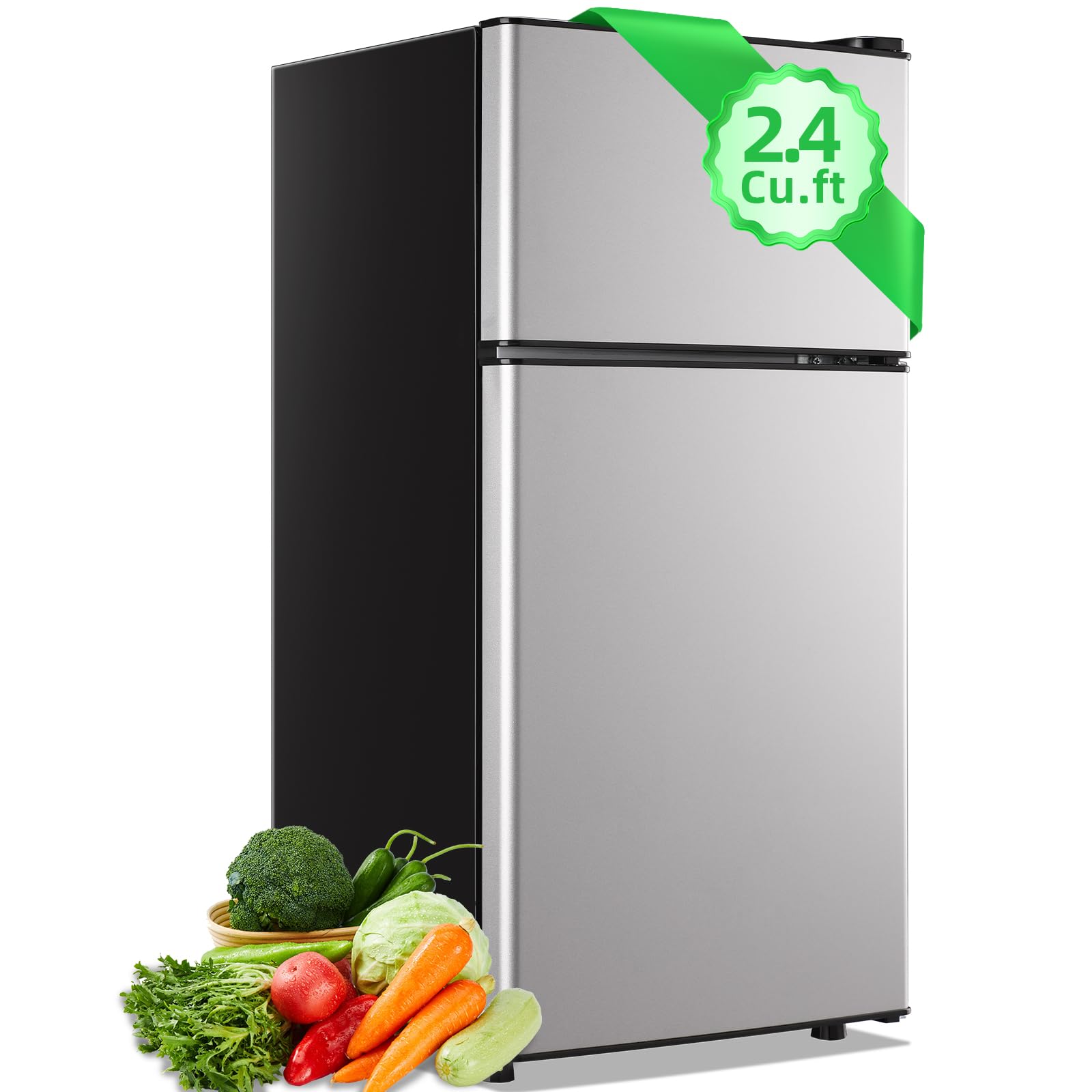 WELL FRIDGE mini ホワイト　冷蔵庫 Wellington 1.7 Cu. Ft. Compact Fridge - Environment Friendly